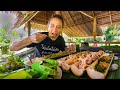 Backyard Food Paradise!! Farm to Table THAI FOOD in the Rainforest!! | Khao Sok, Thailand