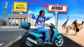 Ich fahre mit einem ROLLER von BERLIN nach AFRIKA | Kuhlewu