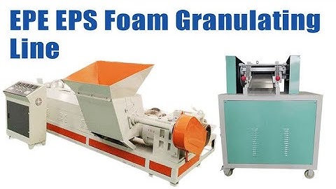 Transforming Waste into Value: EPE EPS Foam Granulating Line Working Process