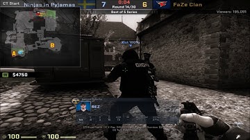 POV - REZ (NiP)(24-17) vs FaZe / cbble / IEM Oakland 2017 Grand Final map 1
