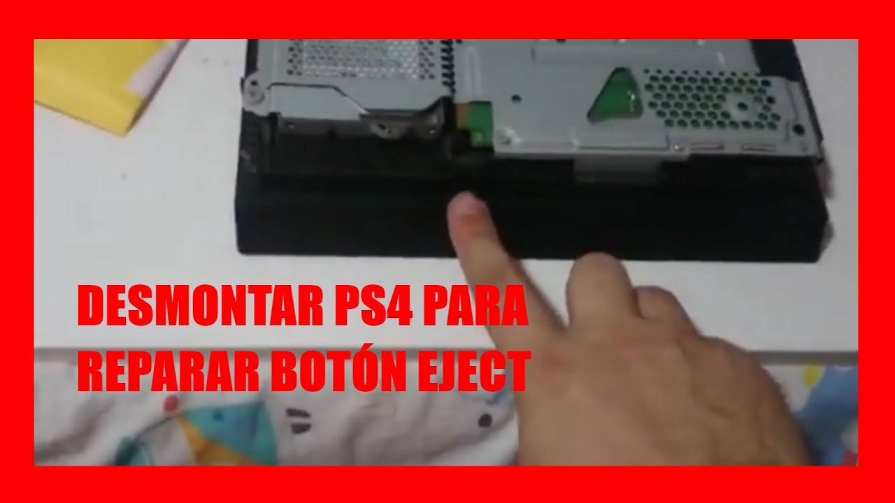Dismount ps4 eject button that does not work YouTube