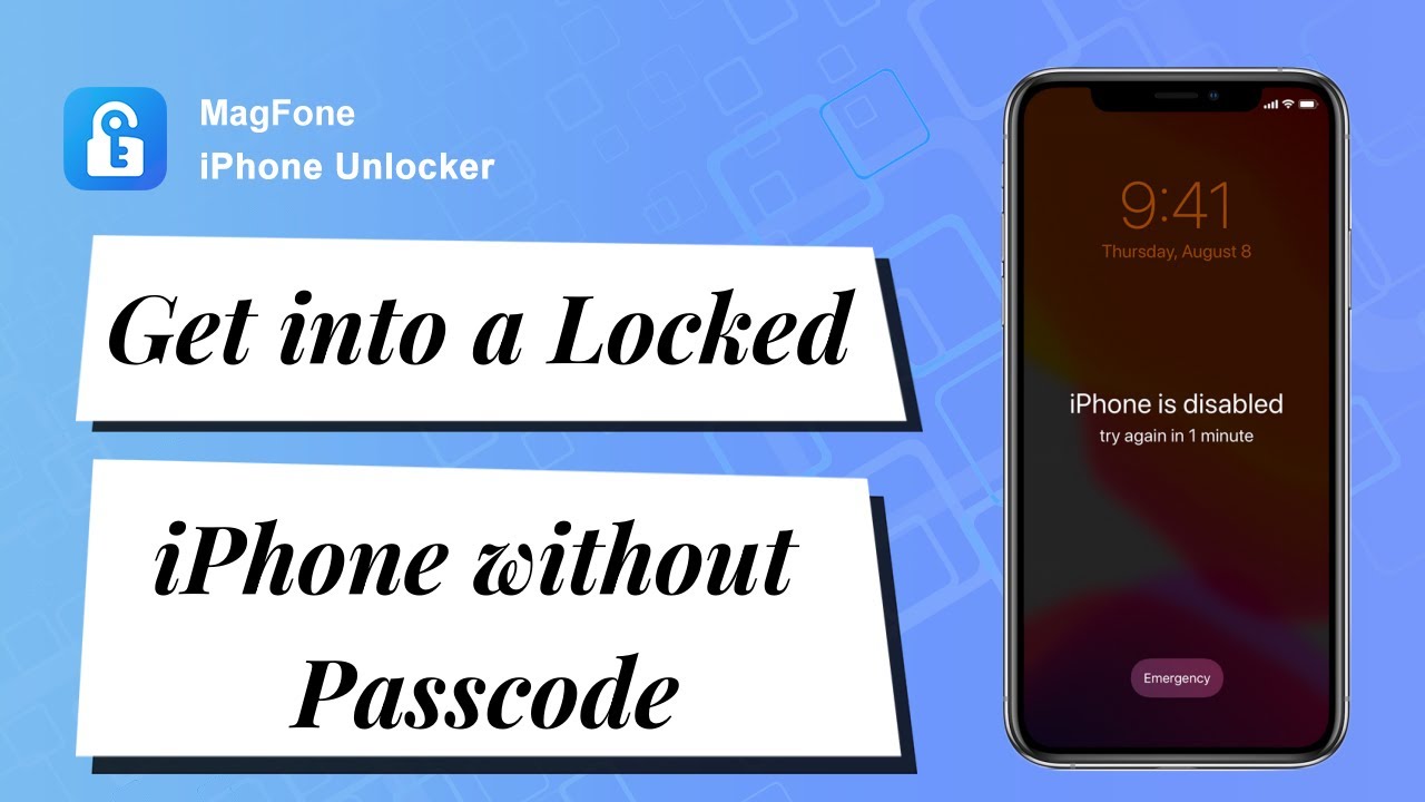 How to Get into a Locked iPhone without the Password MagFone YouTube