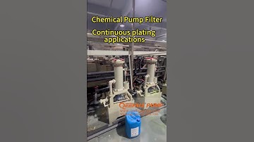 Chemical pump filter, QEEHUA PUMP helps continuous plating production line to run efficiently!