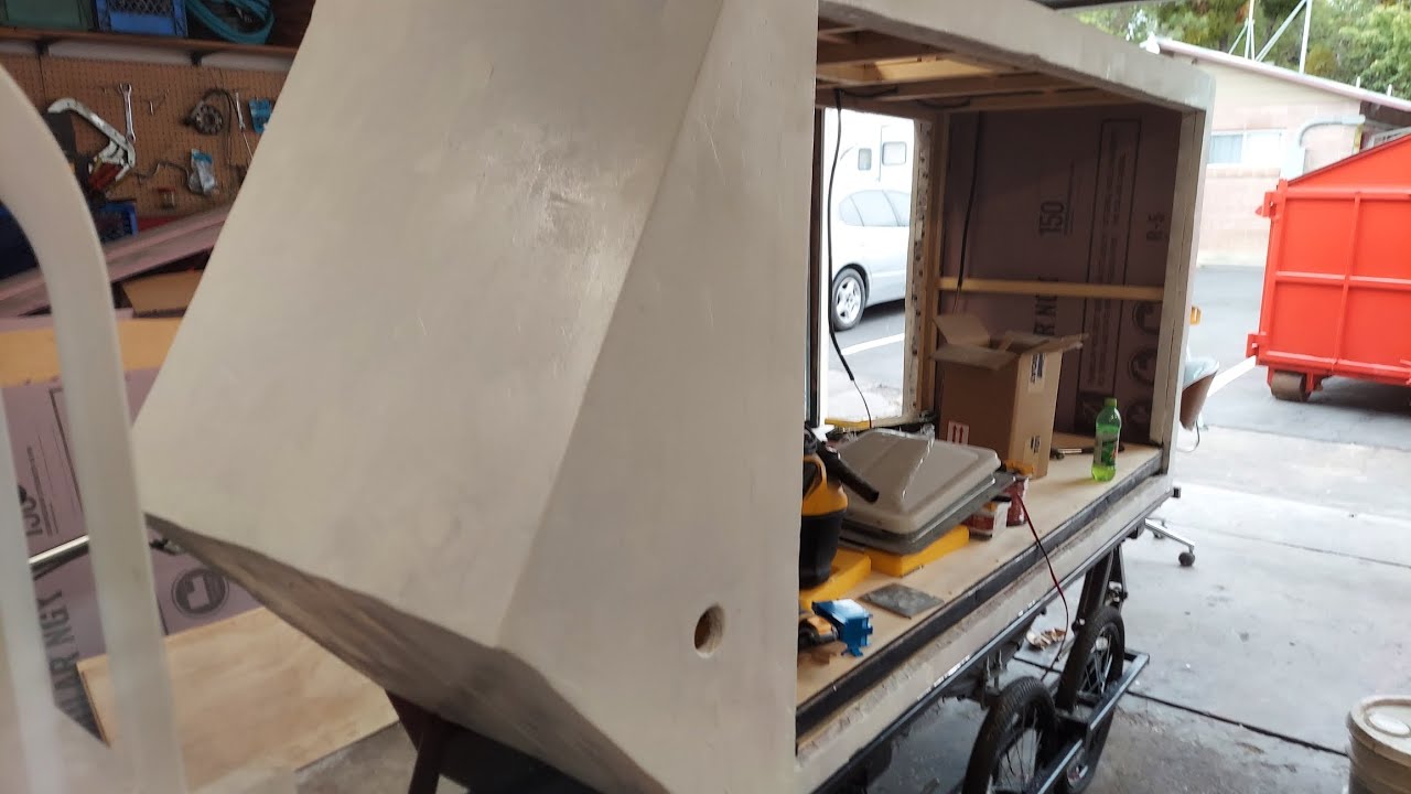 Bicycle Camper Trailer with slideout Video 24 Prep and Goals (See