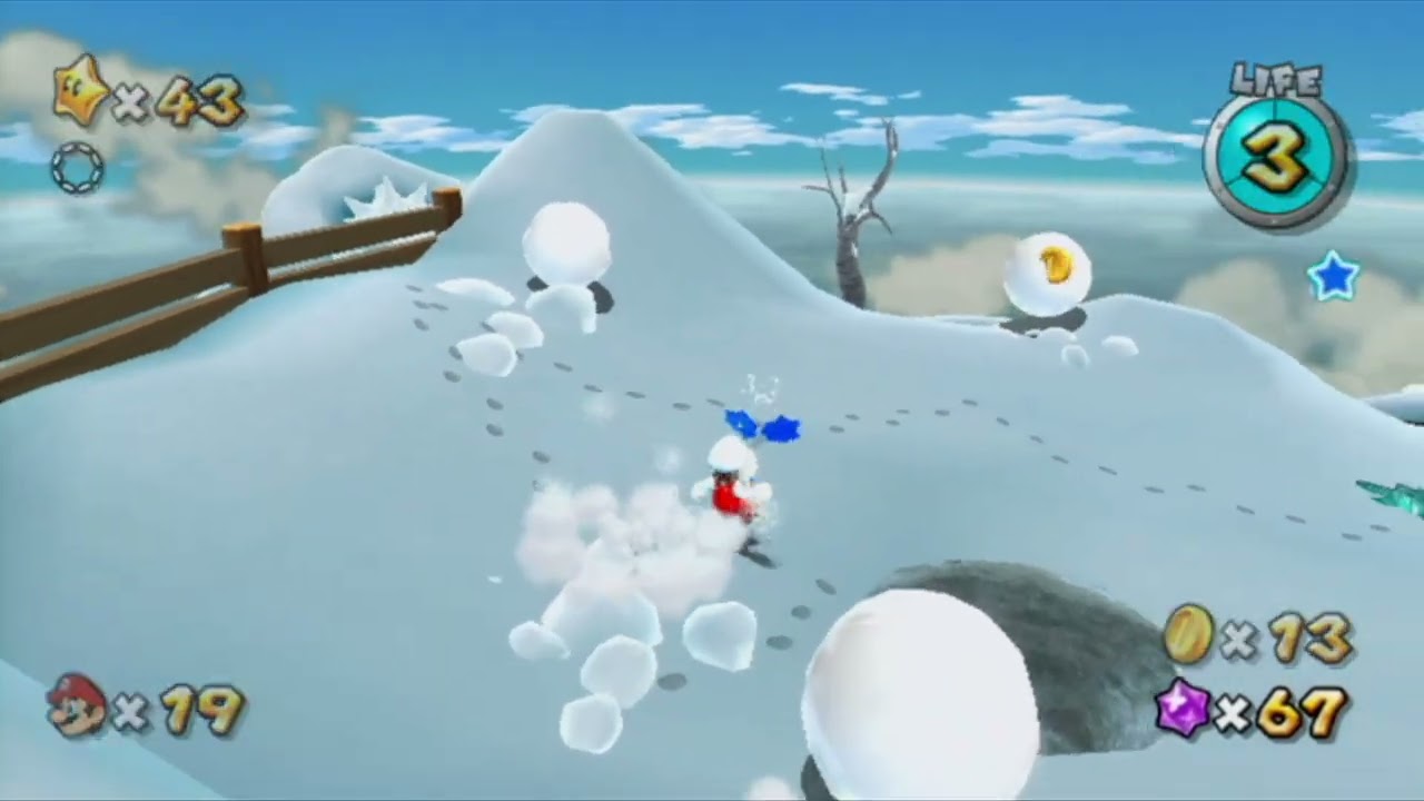 The Chimp's Skating Challenge | Super Mario Galaxy 2 | Freezy Flake Galaxy