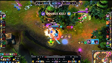 Yasuo 1v4 Quadra Kill