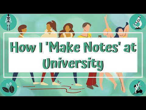 How I 'Make Notes' at University | Consolidating Lecture Material ~ Leeds FBS Student Life