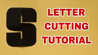 Detalles Letter ( S ) cutting tutorial #lettercutting #tutorial Noticias