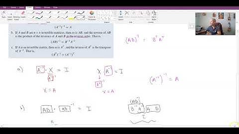 Properties of Inverse Matrices
