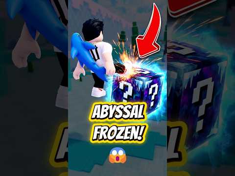 ABYSSAL FROZEN‼️BENERAN ADA GAK SIH DI KICK A LUCKY BLOCK 😱 #roblox