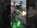HELICOPTER HUNT! Dodging Missiles on a Palm Glider! 🚁🏹🔥 #Shorts #GreenMach #VFX