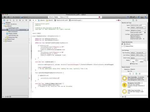 Xcode 6.2 swift UISwitch Tutorial Teil 2