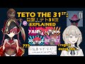 looked for ALL the references in TETO THE 31st.....