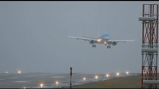 Storm Doris forces plane into treacherous landing at Leeds Bradford airport