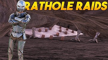 SOLO Counter Raiding The Most Broken Rathole On Day 1 - ARK