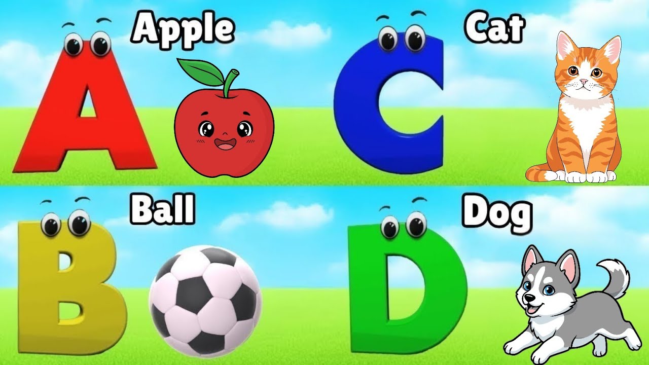 ABC Phonics Song | A For Apple Learn ABC Alphabet for Children ...