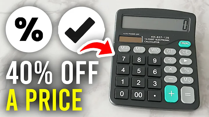 How To Calculate 40 Percent Off Price On Calculator - Full Guide