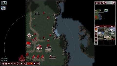 OpenRA C&C Red Alert; Soviet mission 5, Distant Thunder of endless tediousness.... I gave up. -_-