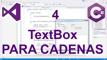 Tutorial Programación Windows Forms C# 4 --- TextBox para cadenas