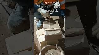 masih proses pasang bata api masih proses pasang bata api