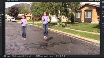 3D Camera Tracker Adobe After Effects Floating Stills One Direction