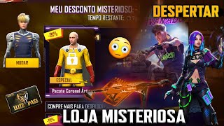LOJA MISTERIOSA DA PARCERIA? DESPERTAR DA MOCO, MP40 EVOLUTIVA, NOVIDADES DA ATUALIZAÇÃO - FREE FIRE
