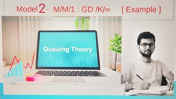 Queuing Theory Model 2- Example #queuing #queue #theory #modeling #simulation #maths #random #system