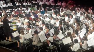 Cassie's first band concert : Star Wars theme