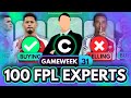 FPL GW31 EXPERT Transfers, Captains &amp; Chip Strategy! 🧠 100 Experts Reveal Gameweek 31 Team Plans