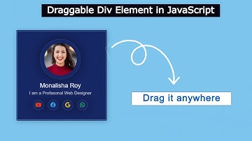 Draggable Div JavaScript | Draggable Div Element in HTML CSS JavaScript