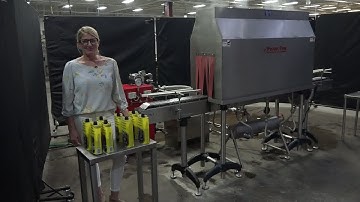 Accutek Stainless Steam Shrink Tunnel / Generator Demonstration