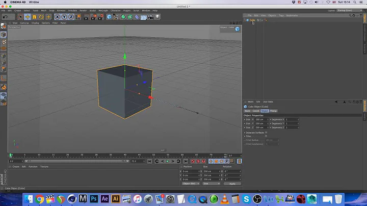 Cinema 4D - Key frame Tutorial