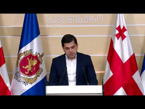 შინაგან საქმეთა მინისტრის პირველი მოადგილის - კახაბერ საბანაძის ბრიფინგი