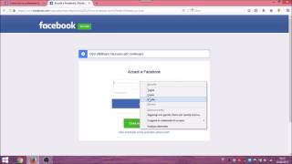 Disattivazione o eliminazione dell'account Facebook