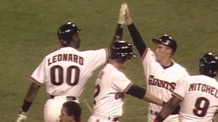 1987 NLCS Gm4: Leonard homers in fourth straight g...