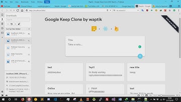 Google Keep Clone with React and Firebase   Demo
