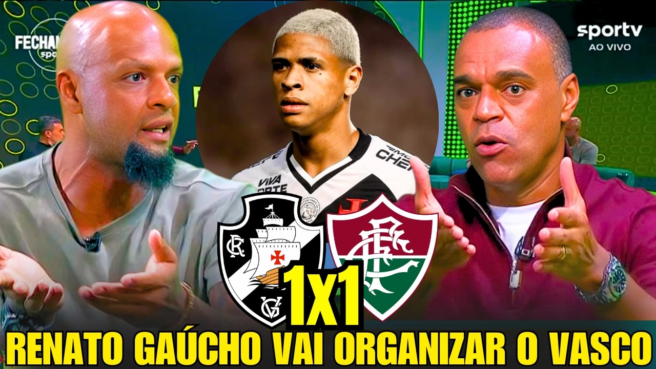 DENILSON E FELIPE MELO DÃO AULA DE VASCO EM EMPATE | VASCO MERECIA VENCER, TÁ ZICADO | RENATO GAÚCHO