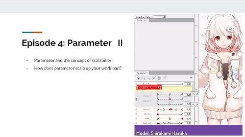 [Live2D Tutorial] Introduction to Tools and Technical Concepts Ep.04: Parameter II