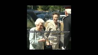 Princess Anne was her only daughter and they had special bond#windsorfmly#queenelizabethii