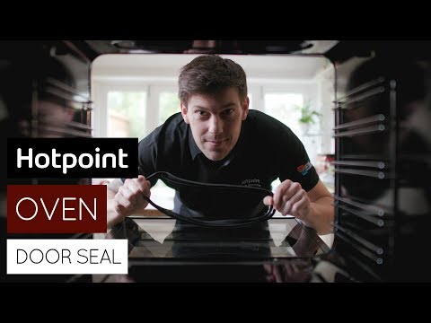 Hotpoint Oven Cooker Door Seal with Corner Clips 
