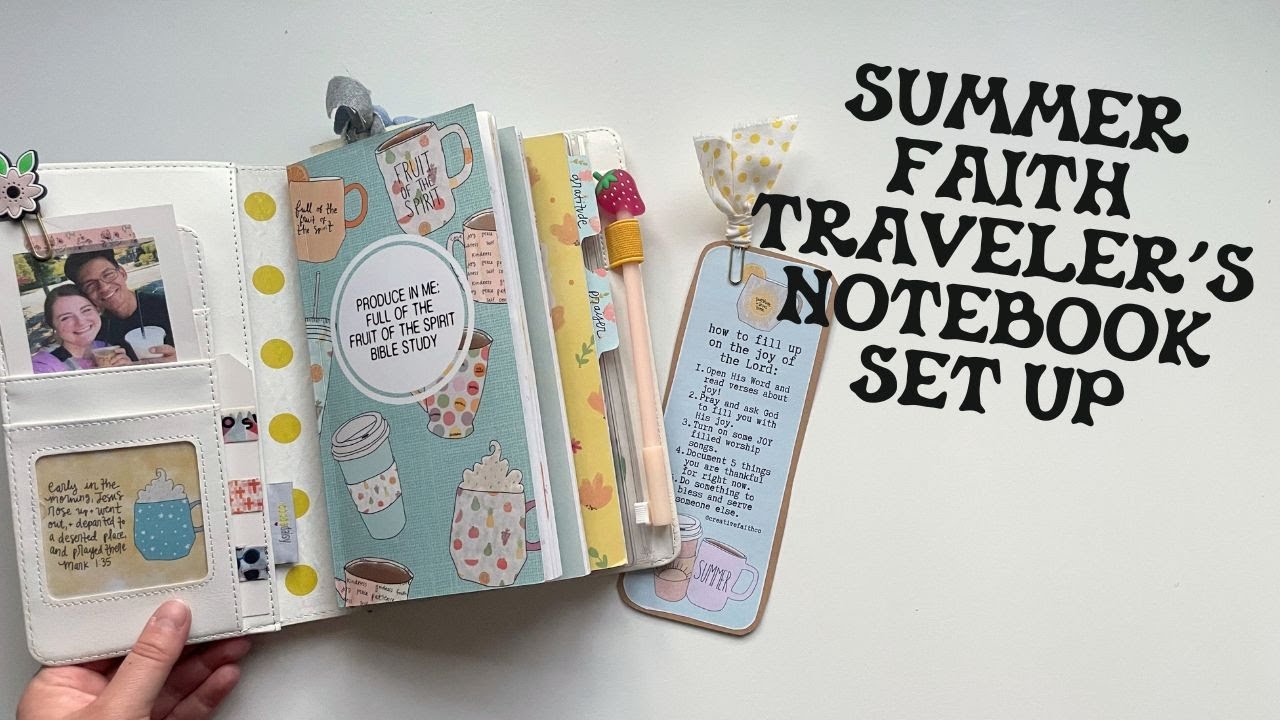 Summer Faith Traveler's Notebook Set Up | Creative Faith & Co.