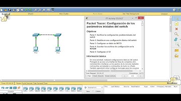 2.2.3.3 Packet Tracer Configuring Initial Switch Settings