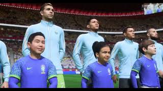 FIFA23 | ARGENTINA vs BRAZIL | MESSI, MARIA vs NEYMAR, RODRYGO | FIFA WORLD CUP QUARTER FINAL | 4K