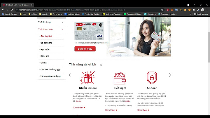 Thẻ thanh toán quốc tế techcombank visa là gì