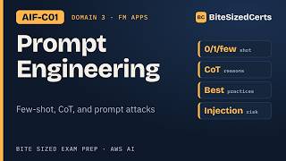 Prompt Engineering: Zero-Shot, Few-Shot, Chain of Thought and Attacks (AIF-C01)