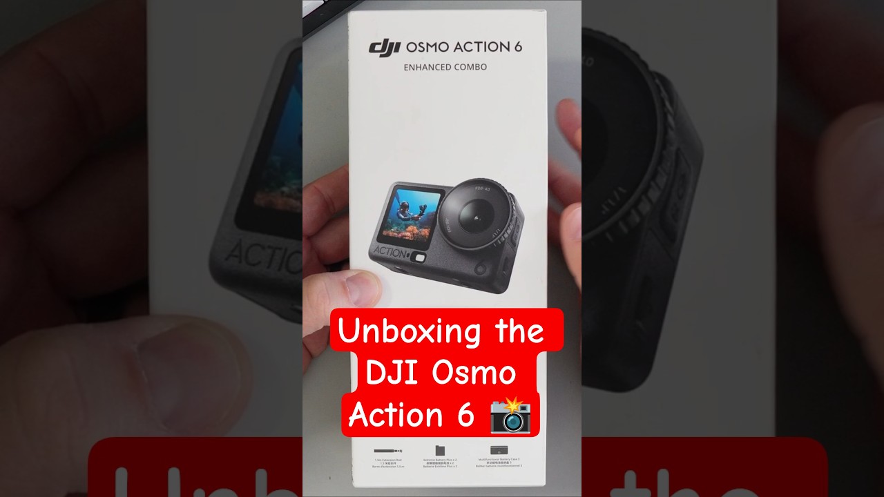 DJI Action 6 Enhanced Combo Unboxing 📦