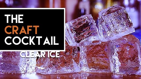 ❄️️ DIY Clear Ice Cubes / Easy Ice Cube How To / Craft Cocktail
