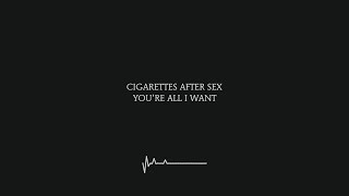 You're All I Want - Cigarettes After Sex (Lyrics) Resimi