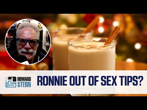 Did ronnie run out of sex tips?