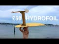 I built a hydrofoil and tried it out